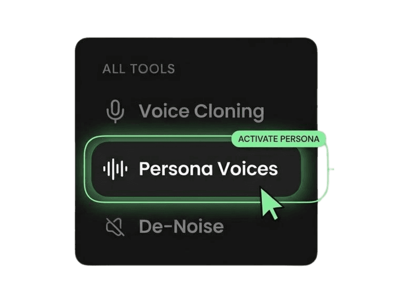 Step 1 — Open Persona Voices for Bruno Mars